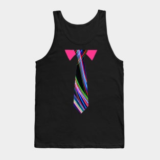 Krawatte multicolor pink Tank Top